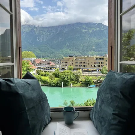 River-2 With Iconic Jungfraujoch View 因特拉肯