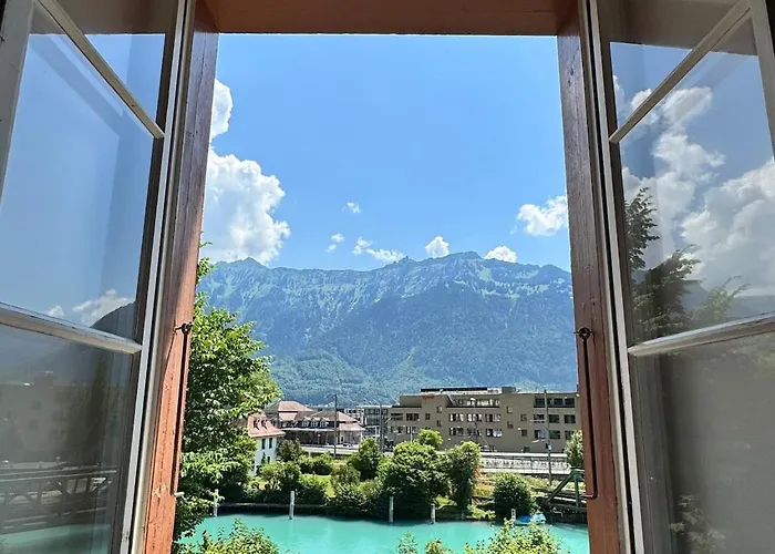River-2 With Iconic Jungfraujoch View